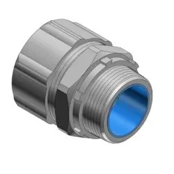 THOMAS & BETTS 5332 1/2 Inch Straight Steel Insulated Liquidtight Connector
