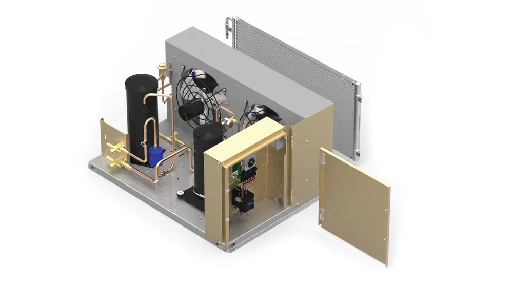 Bohn BCH0022LBBCZA0000 Air-Cooled Condensing Unit 2 HP