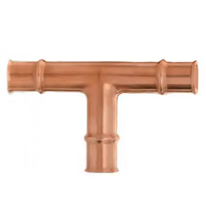 Refrigeration Press Fittings 3.09112E+12 Copper Press Tee 3/4inch