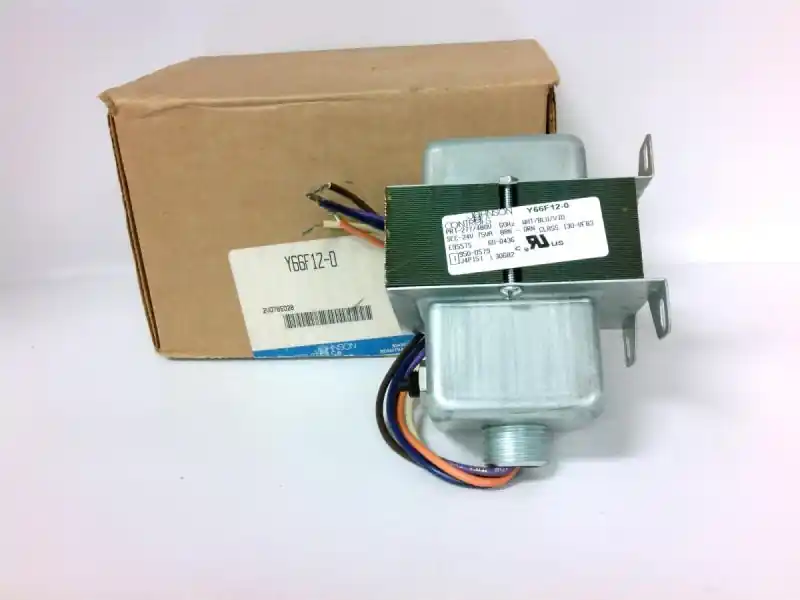 Johnson Controls Y66F12-0 Penn Series Y66 Transformer 75VA Foot Mt