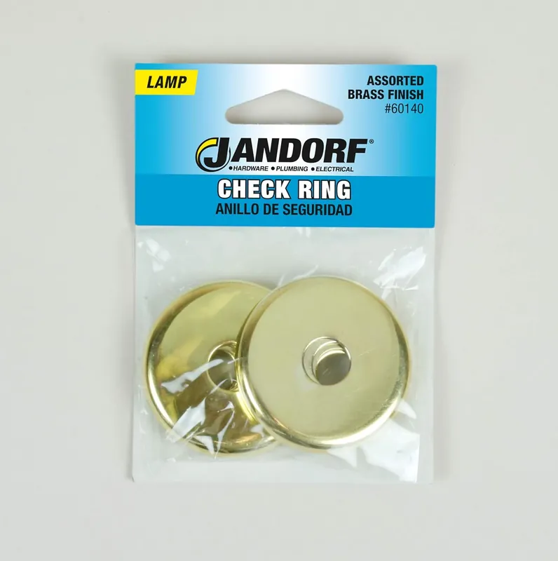 JANDORF 60140 Check Rings Assorted 1/8 IP Slip Pack of 12