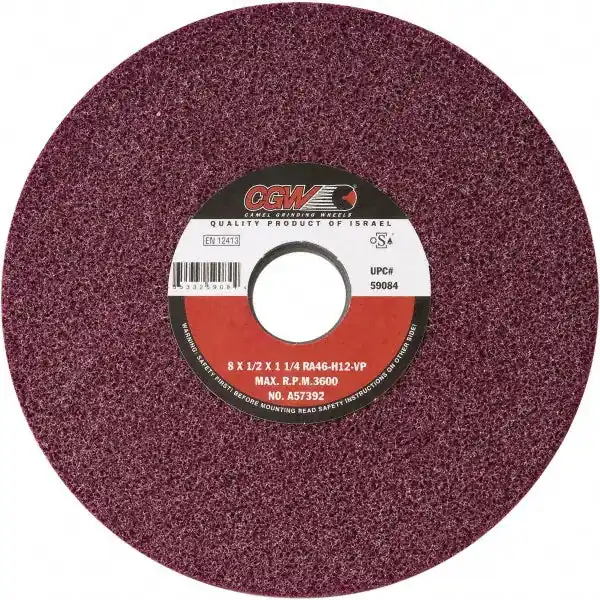 CGW Abrasives 59085 8 X 1/2 X 1-1/4 T1 RA-60-H12-V Porous