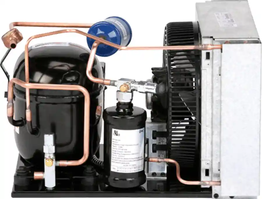 Emerson M6GP-H064-CAA-177 Condensing Unit 2/3 hp 115/1 Hermetic 3/8 inches Sweat x 1/2 inches Sweat Air-Cooled R404A/R407C/R448A/R449A