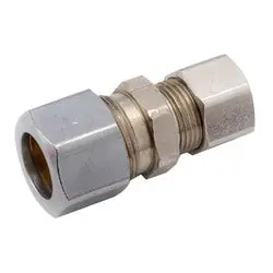 Macomb Group 62-8-86 1/2 Od X 3/8 Od Chrome Pltd Brass Comp Union