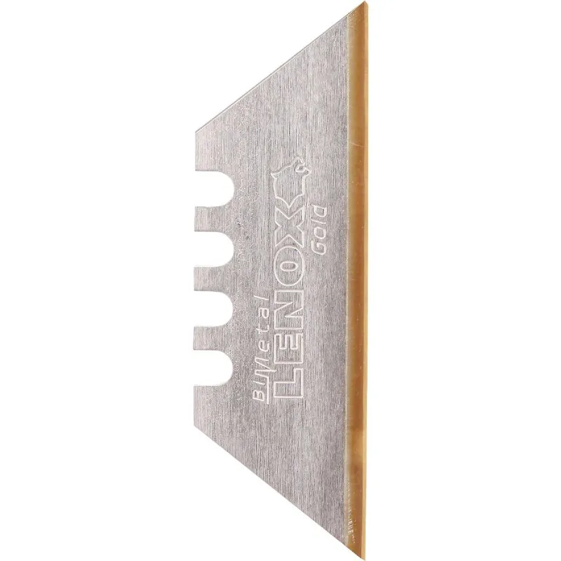 Lenox 20351GOLD50D Gold 2-Point Titanium Edge Utility Knife Blade (50-Pack)