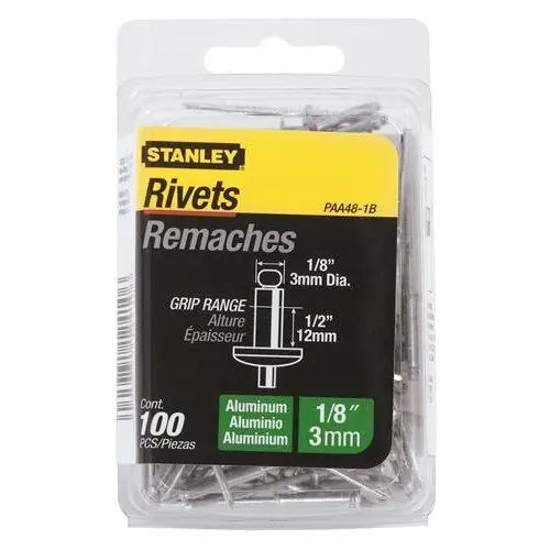 Stanley PAA48-1B Aluminum Rivets 1/8 Inches (100 Pack)