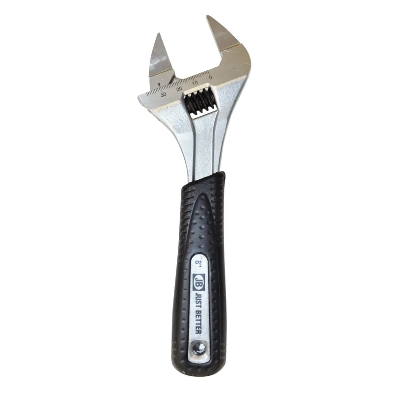 JB Industries RT70171 Slim Profile Adjustable Wrench 8 in