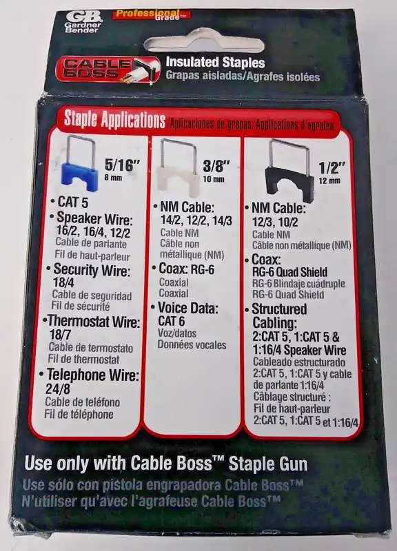 Gardner Bender MPS-203 Cable Staple Assortment