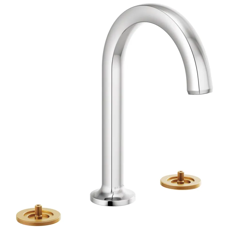 Brizo 65306LF-PCLHP-ECO Kintsu Two Handle Widespread Bathroom Sink Faucet 1.2 GPM