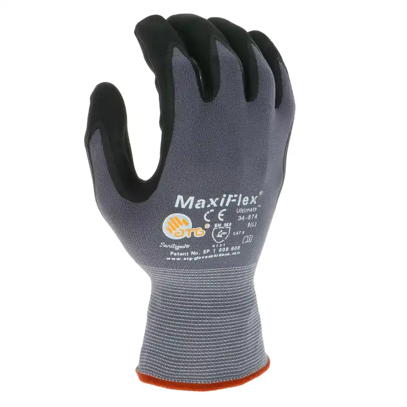 Protective Industrial Products 34-874/L Maxiflex Ultimate Large 15 Gauge Work Gloves