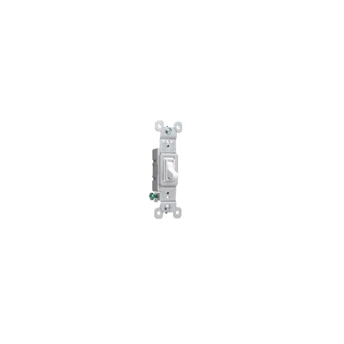 Legrand 660WGCACC20 Pass & Seymour 1-Pole 3-Way LED Framed Toggle Switch 120 VAC 15 Amp