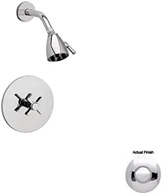 Phylrich DPB3137-026 basic blade cross handles pressure balance shower set