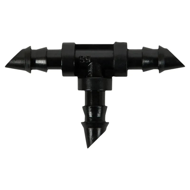 Raindrip R307CT 1/4 inches Double Barbed Tee 5 Count