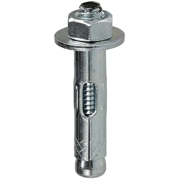 Lh Dottie SA38178 Sleeve Anchor, 3/8 in Dia, Steel, Hex Head