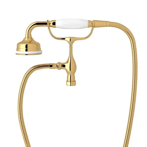 Rohl U.5380ULB Perrin & Rowe Edwardian Porcelain Handshower with Cradle