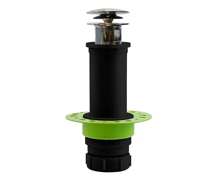Mountain Plumbing BDWOF-DS/CHBRZ Tub Docking Station Freestanding Tub Drain Rough-In with Trim Complete Kit