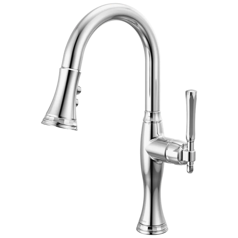 Brizo 63958LF-PC The Tulham Kitchen Collection Pull-Down Prep Kitchen Faucet