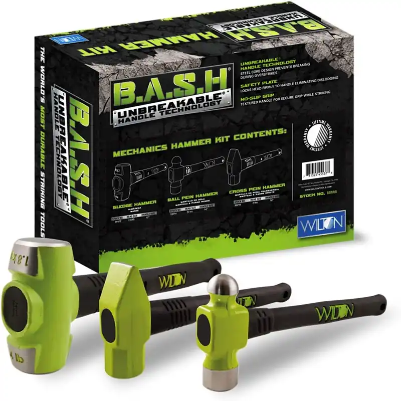 Wilton 11111 B.A.S.H Mechanics Hammer Kit 5 lb; 3 1/4 lb; 3 1/2 lb