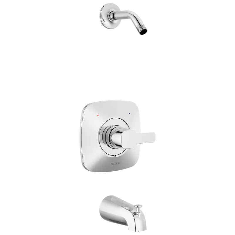 Delta T144339-LHD-PP Modern Monitor 14 Series Tub & Shower Trim - Less Head
