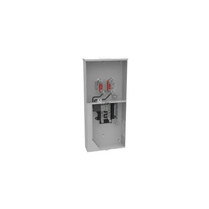 Milbank Manufacturing U5168-XL-200-KK-IL-5T9W-EVE Ringless Meter Socket with Main 240 VAC 200 Ampere
