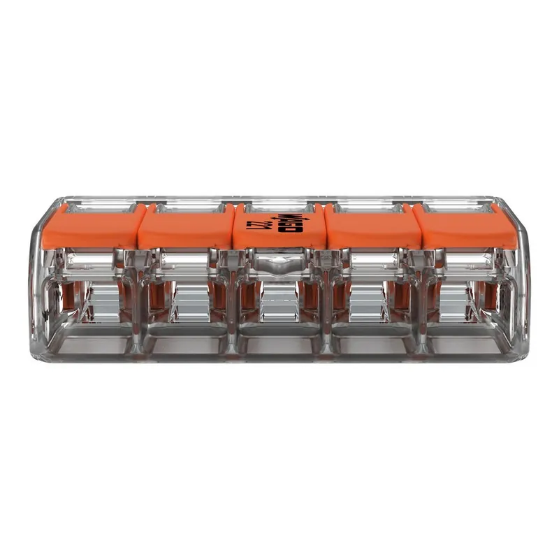 Wago Corporation 221-615 Compact Splicing Connector 10 AWG 5-Conductor 15 PK