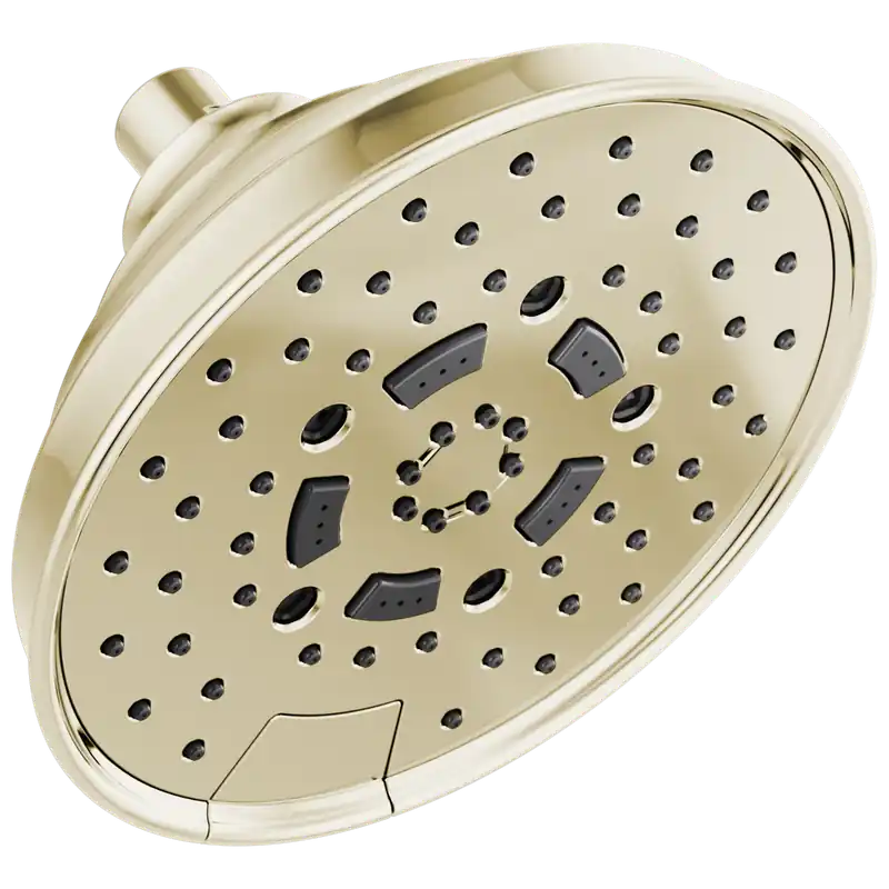 Brizo 87495-PN Universal Showering 7 inches Classic Round H2Okinetic Multi-Function Wall Mount Shower Head 1.75 GPM