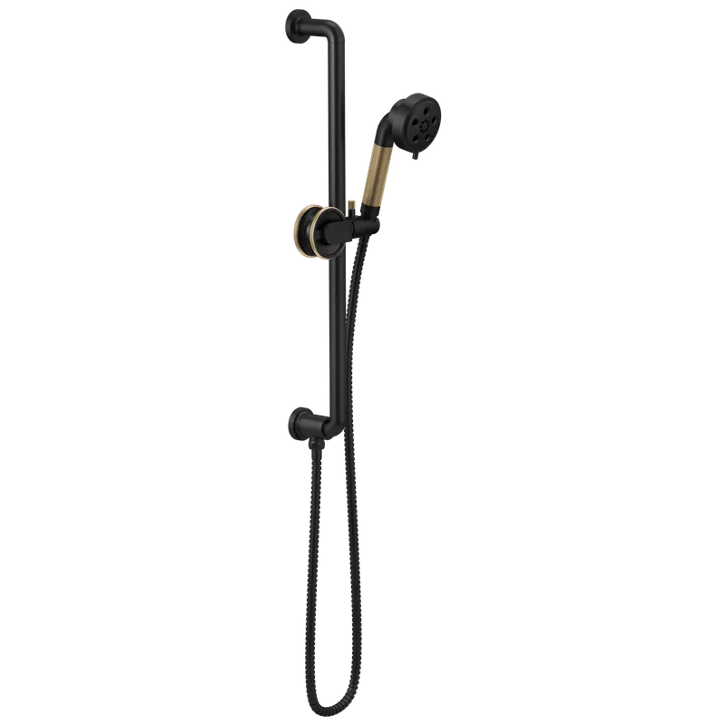Brizo 88735-BLGL Litze Slide Bar Handshower with H2Okinetic Technology