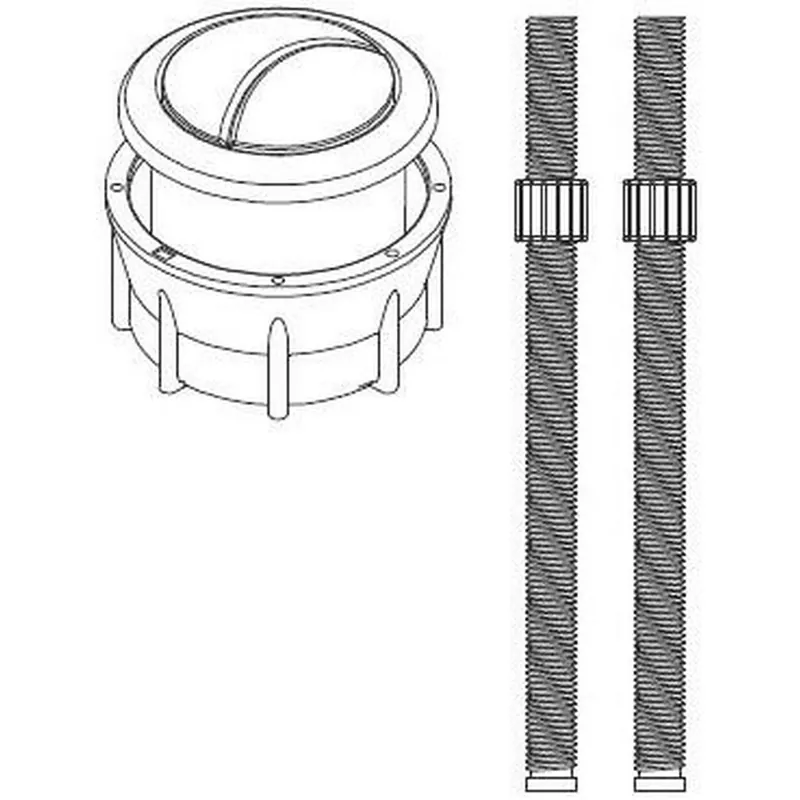 Toto THU842#BN Push Button Assembly W/ Rods ST446EMNA