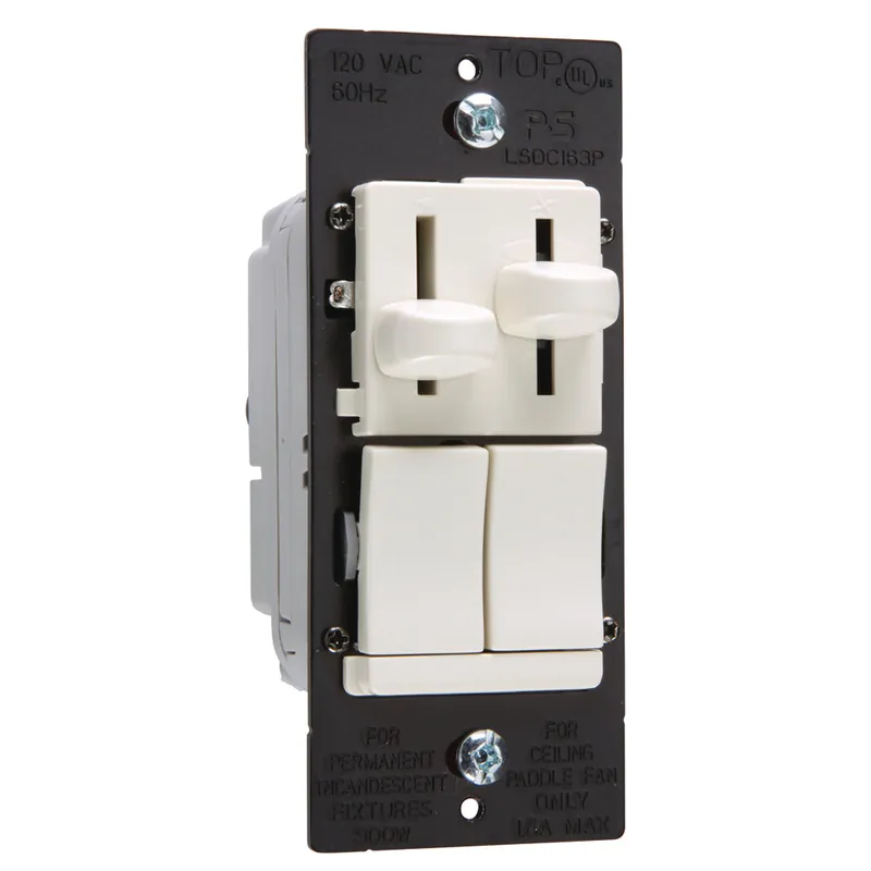 Legrand LSDC163PLAV Pass & Seymour Dual Fan Speed Control / Dimmer, 300W