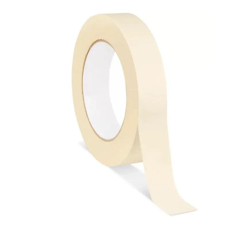 Challenger Packaging 40081 24mm x 55m x 4.9mil Industrial Masking Tape, Natural