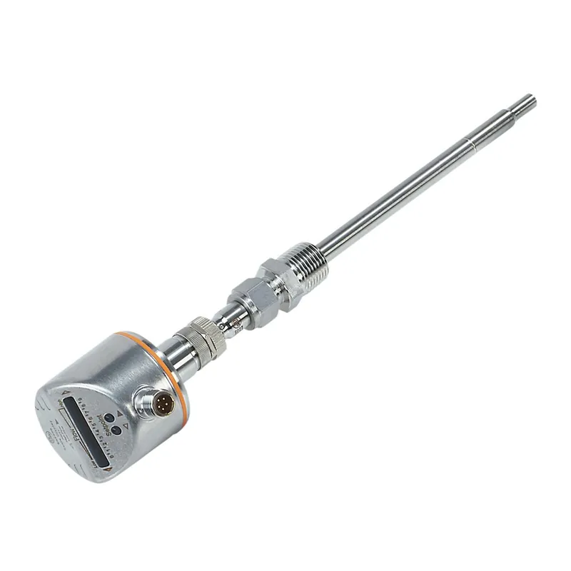 Ifm Efector US0022 Pipe Mount Nema 4X Flow Sensor w/ 8.5 inches x 1/2 inches NPT Probe