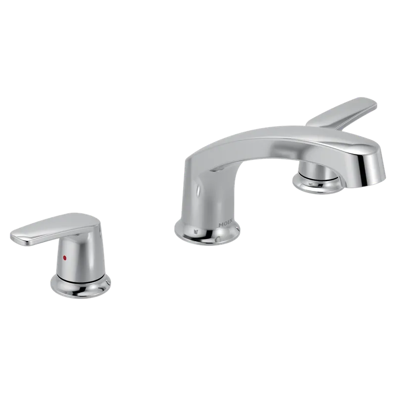 Moen T5994 Chateau Chrome Two-Handle Low Arc Roman Tub Faucet