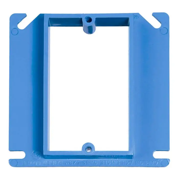 Abb Installation Products A410 Carlon Cover Box Out 4in 4in 1/2in 1 Squared