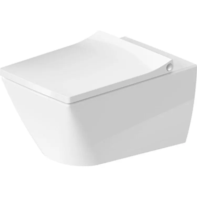 Duravit 2511090092 Toilet Viu Rimless White Elongated 1.6 Gallon per Flush Ceramic