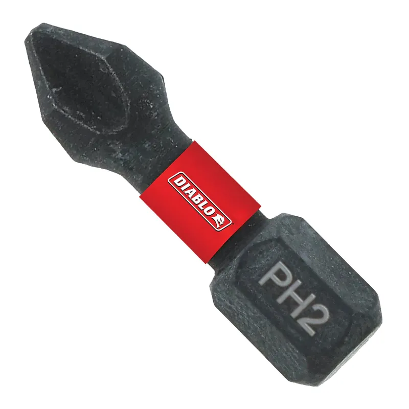 Diablo DPH21P100 1 in. #2 Phillips Drive Bits (100-Pack)
