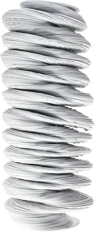 Industries 215L Flexible White Vinyl Duct 3 inch x 50 foot
