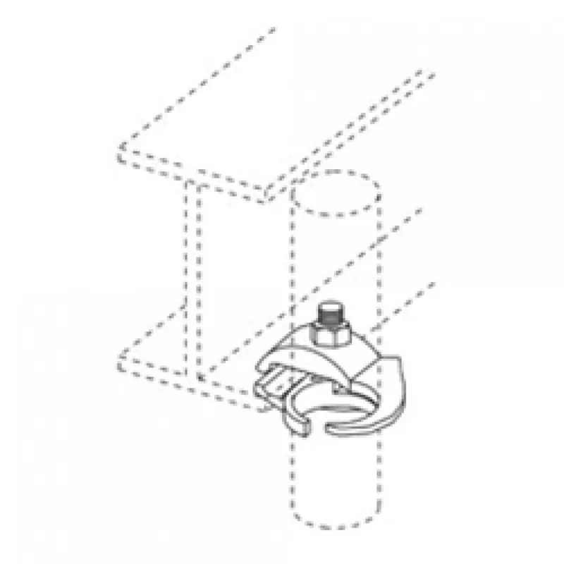 Eaton B-Line B671-1HDG Pipe Clamp 1 in