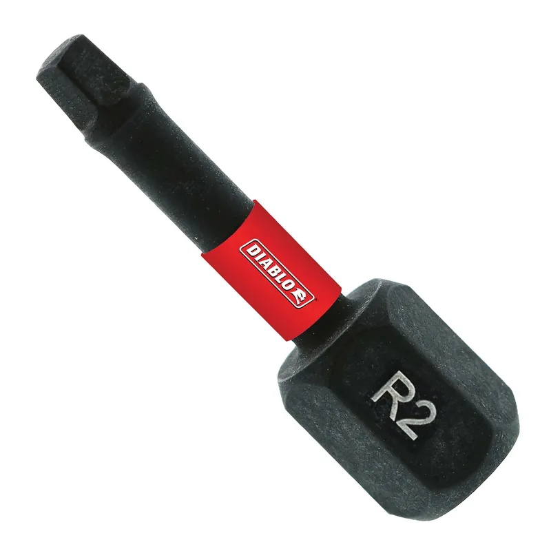 Diablo DSQ21P100 1 in. #2 Square Drive Bits (100-Pack)