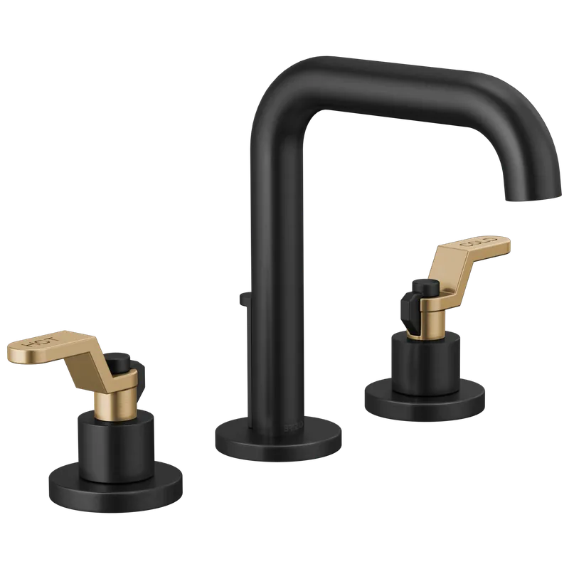 Brizo 65332LF-BLLHP-ECO Litze Widespread Lavatory Faucet With High Spout - Less Handles 1.2 GPM