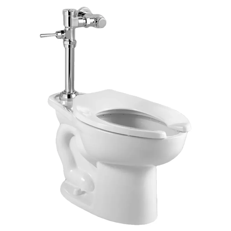 American Standard 2854.111.020 Madera Chair Height EverClean Toilet System With Manual Piston Flush Valve, 1.1 gpf/4.2 Lpf