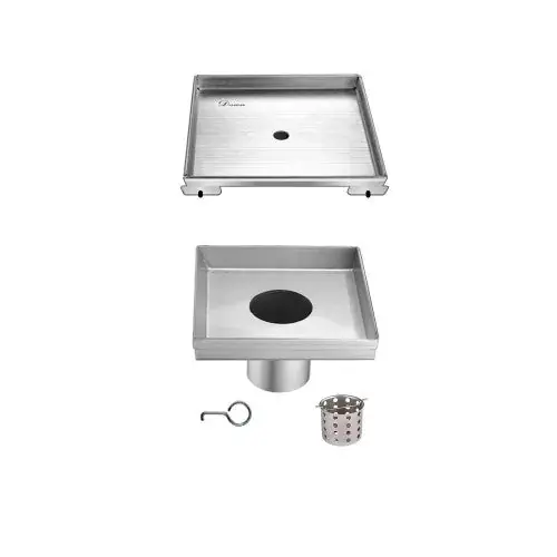 Dawn SCO050504 Colorado River Series Square Shower Drain 5 In.