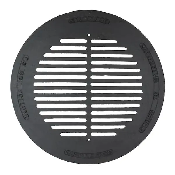 Advanced Drainage Systems 1801DI Nyloplast Ductile Iron Drop in Grate 18 in.