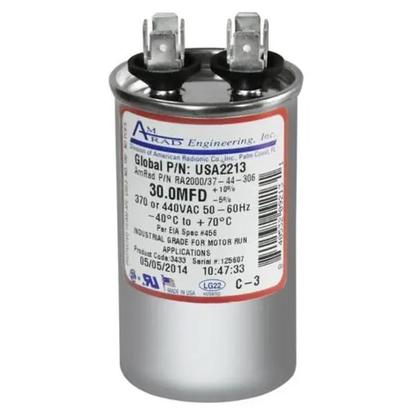 Global Source Usa2213 Round 30 MFD 370/440 Volts Capacitor