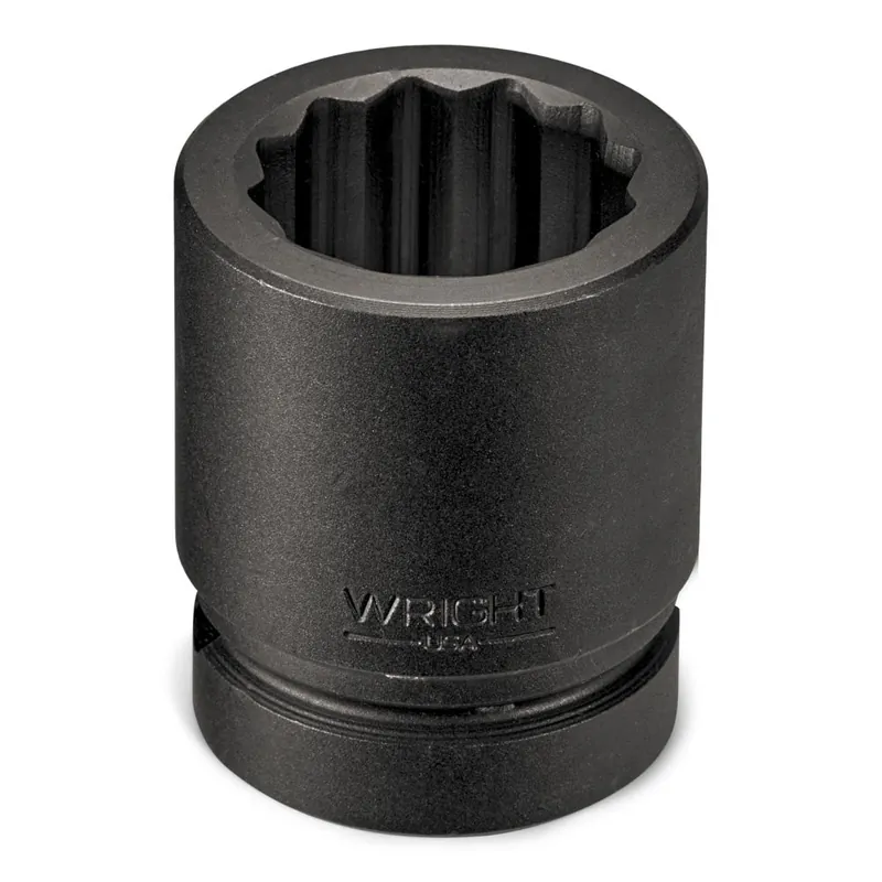 Wright Tool 8736 1 inches Dr. Standard Impact Sockets 1 1/8 in, 12 Points