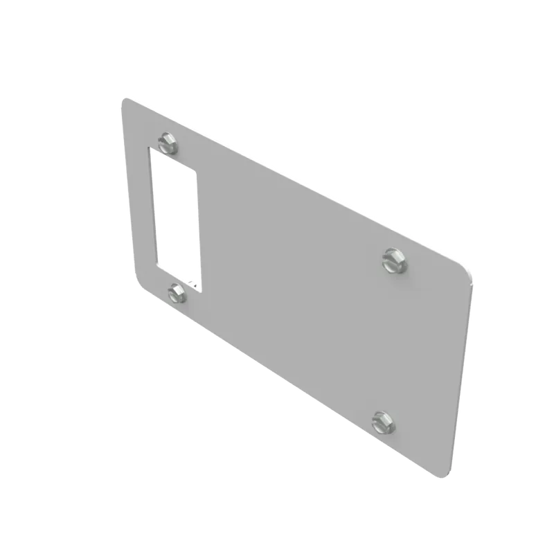 Milbank Manufacturing K5920-10GR Receptacle Face Plate Millennium 520 Blank Blank