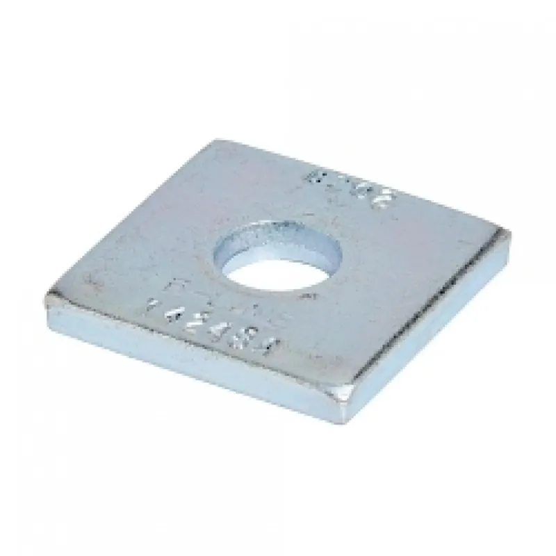 Eaton B-Line B200-1/4ZN Plate Washer Square 1/4in