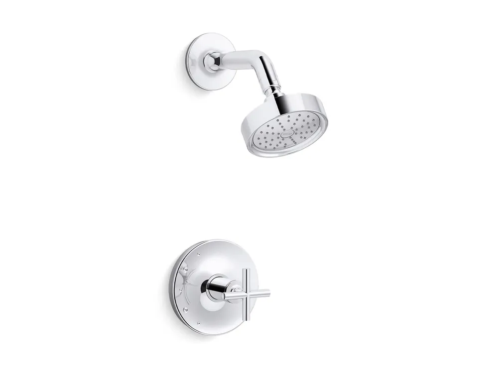 Kohler TS14422-3G-AF Purist Shower Trim-Cross 1.75 gpm