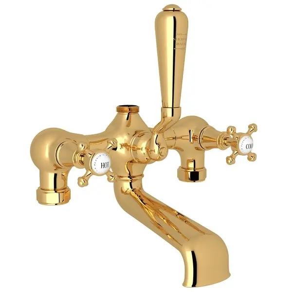Rohl U.3019X-ULB Perrin & Rowe Georgian Era Exposed Tub/Shower Mixer Valve, Cross Handles
