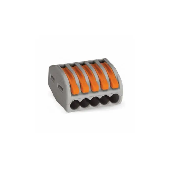 Wago Corporation 222-415 Compact Splicing Connector With Operating Lever 40 Piece Box