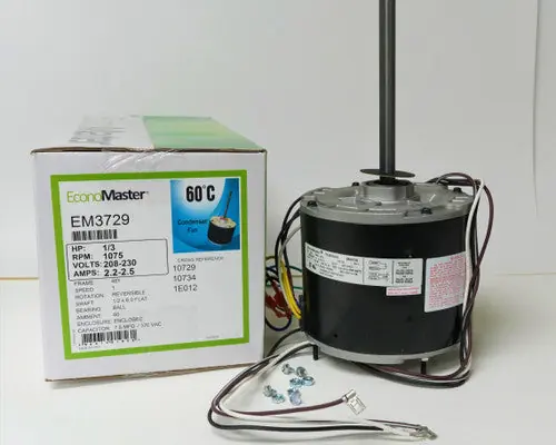 General Electric EM3729 Century Economaster® Condenser Fan Motor 1/3 HP